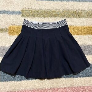 Jacadi Girls Pleated Navy Skirt 3